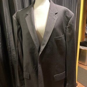Joseph A Banks Gray Stripe 52L Suit